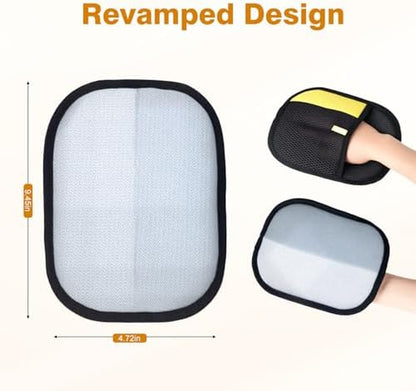 Pet Hair Removal Gloves - 2-Pack Reusable Electrostatic Tool for Cats and Dogs, Ideal for Sofas, Bed Sheets, Clothing, and Car Seats