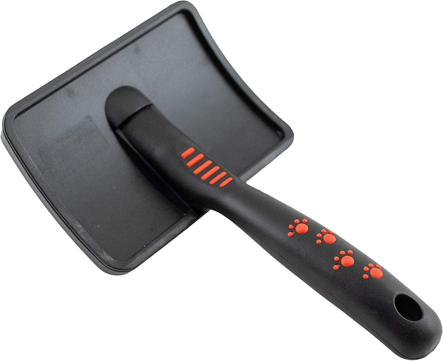 Paw Brothers Large Soft Pin Curved Slicker Brush for Dogs with Coated Tips for Maximum Coverage and Gentle Skin Care